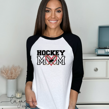Load image into Gallery viewer, Hockey Mom - Raglan Shirt
